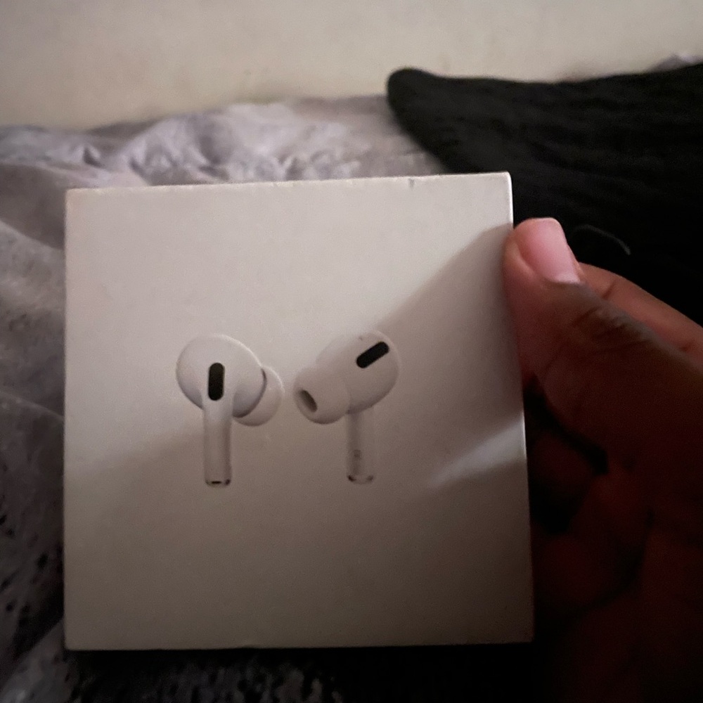 Air pods proThey work perfectly fine they just have no ear muffs and need clean